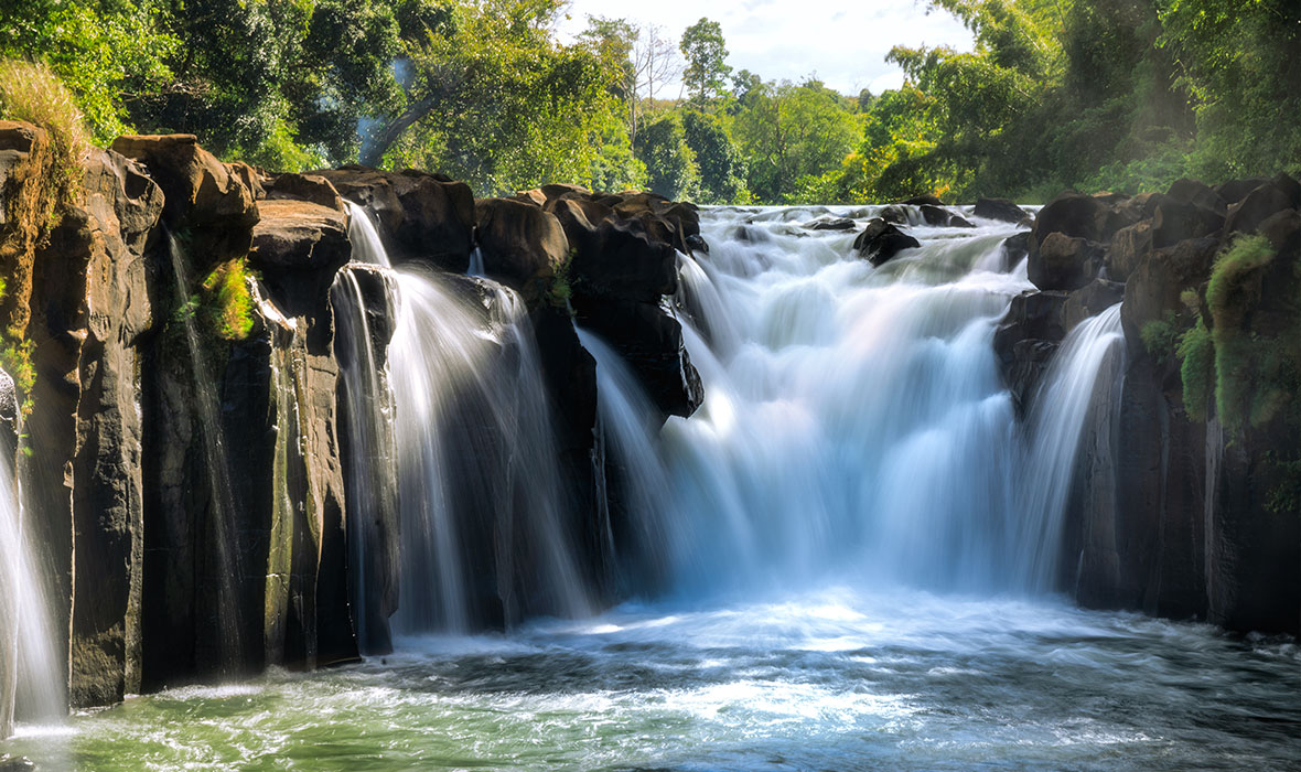 Waterfalls in Bolaven, Laos